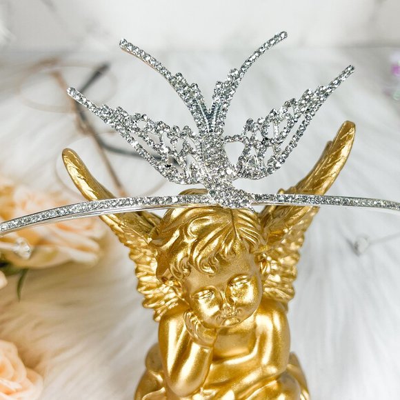 Accessories - Rhinestone Gatsby Headband, Super Fairy Flash Headdress, Bridesmaid Hair Jewelry
